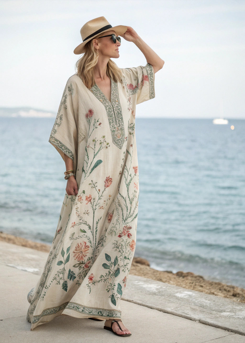 Leah | Kaftan dress women's summer look 1