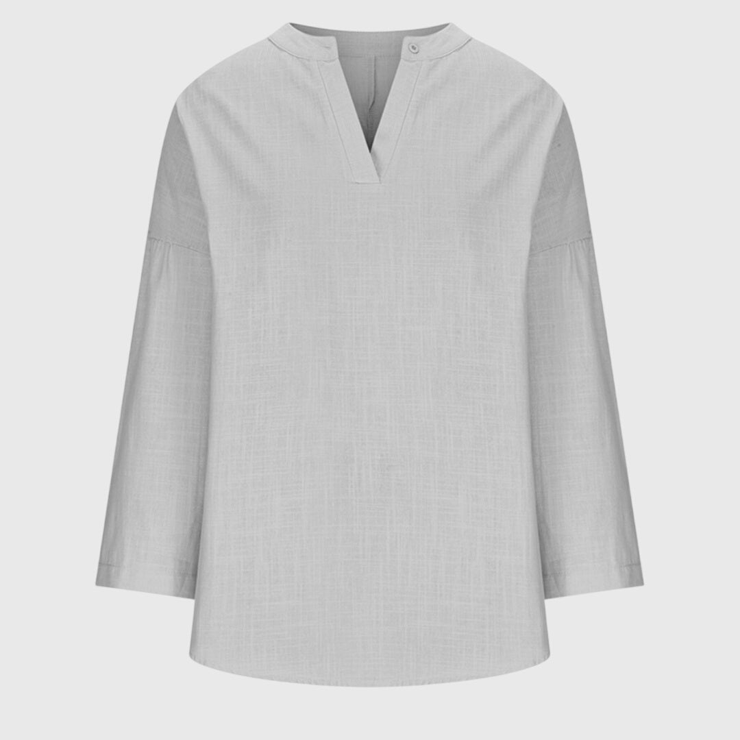 Lena | Elegant Long Sleeve Beach Shirt – Flowy, Comfortable &amp; Perfect for Women 6