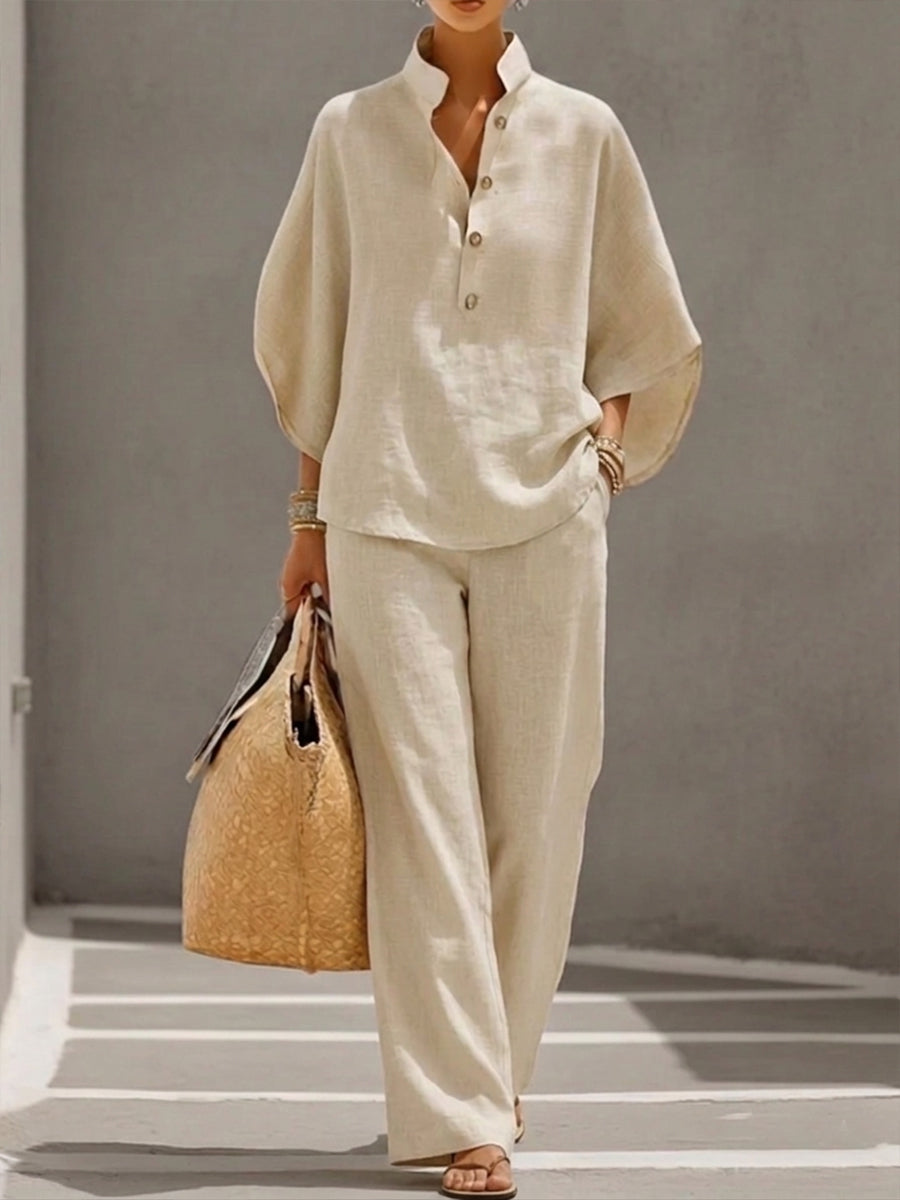 Liana | Women's Set Two Piece Sets Elegant Summer Loungewear 0