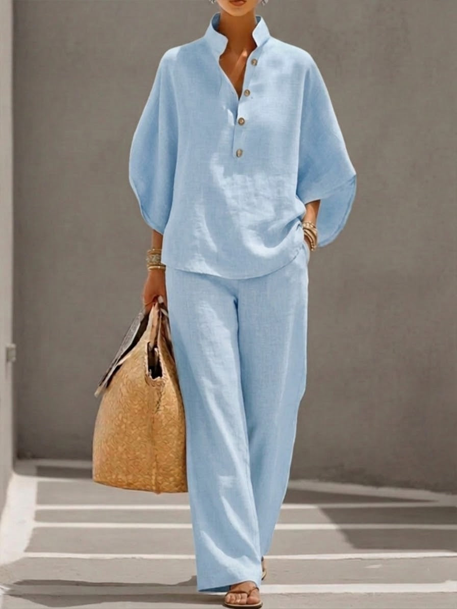 Liana | Women's Set Two Piece Sets Elegant Summer Loungewear 1