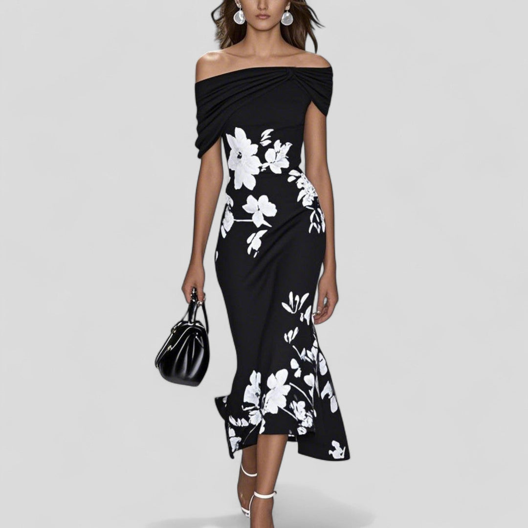 Lindsey | Elegant Floral Midi Dress – Soft, Breathable & Perfect for All Occasions 2