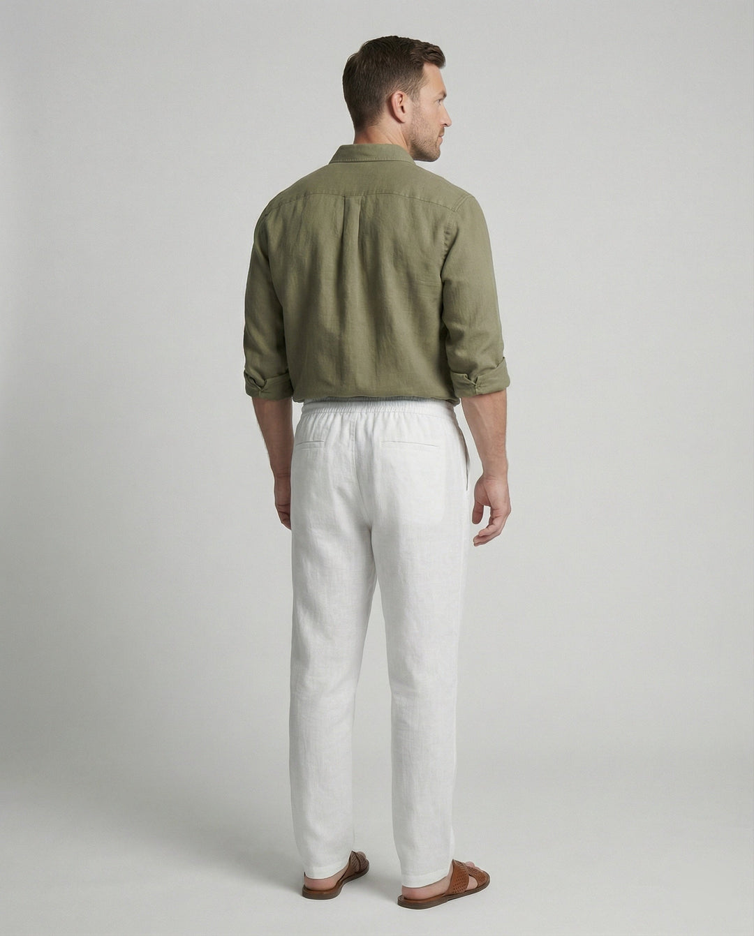 Lino | Breathable, Comfortable &amp; Stylish Men’s Casual Linen Trousers 2