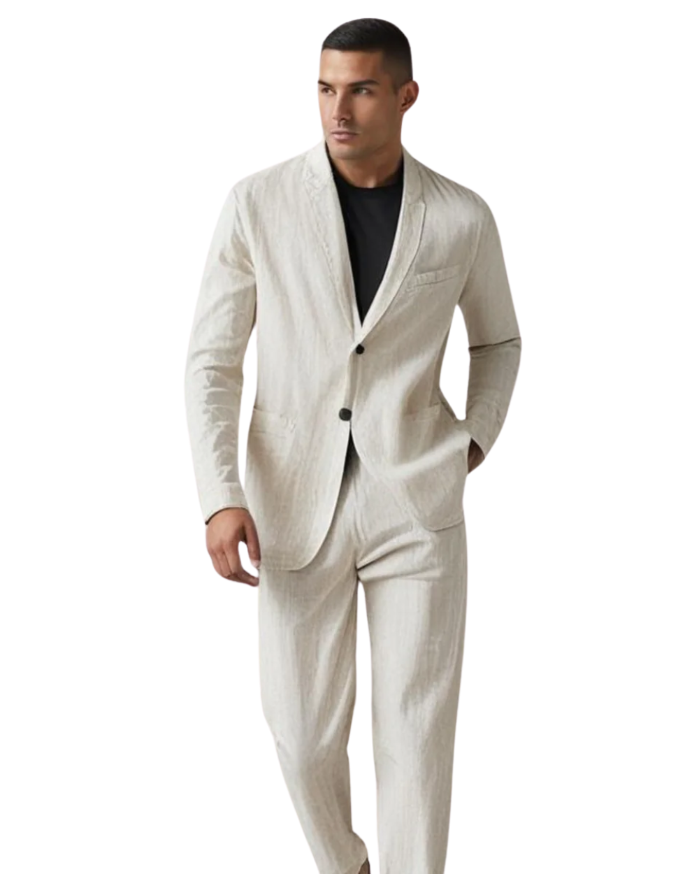 Lino | Tailored Men's Linen Set for Casual Elegance 1