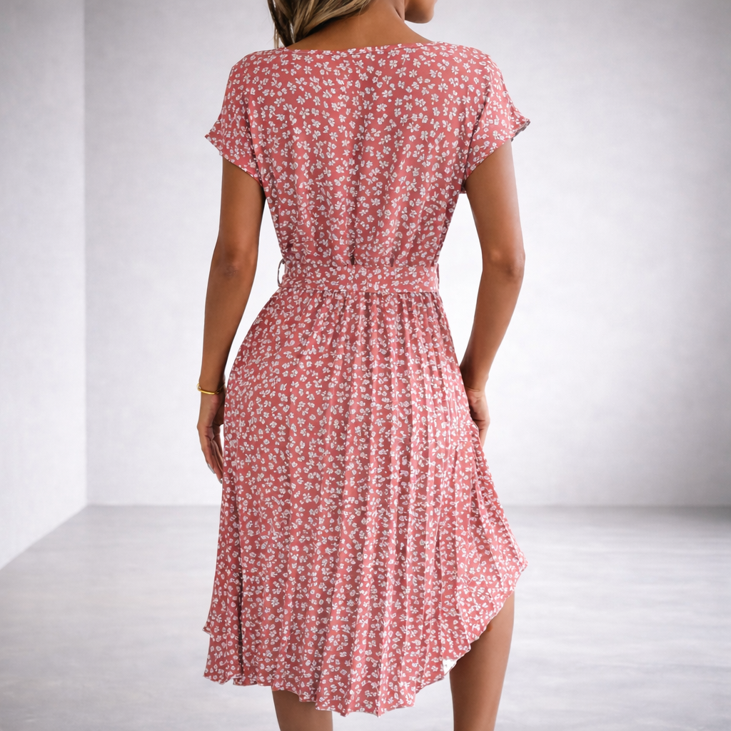 Liora | Elegant Floral-Inspired Summer Dress for Wedding Guests & Cocktail Events 6