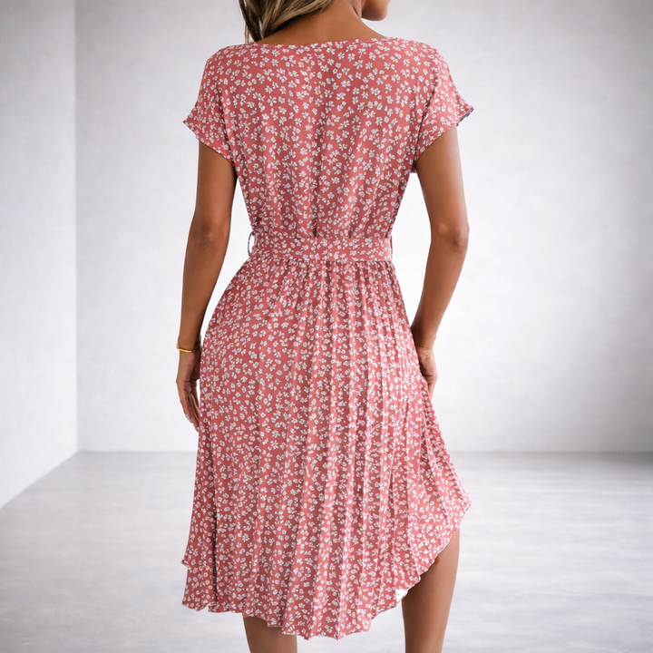 Liora | Elegant Floral-Inspired Summer Dress for Wedding Guests & Cocktail Events 6