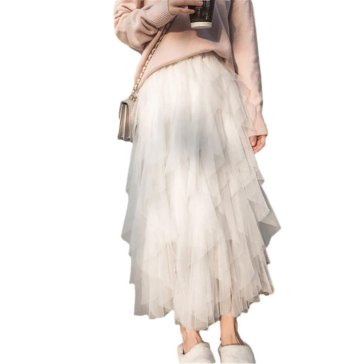 Liora | Elegant Flowing Midi Skirt for Effortless Everyday Style 0