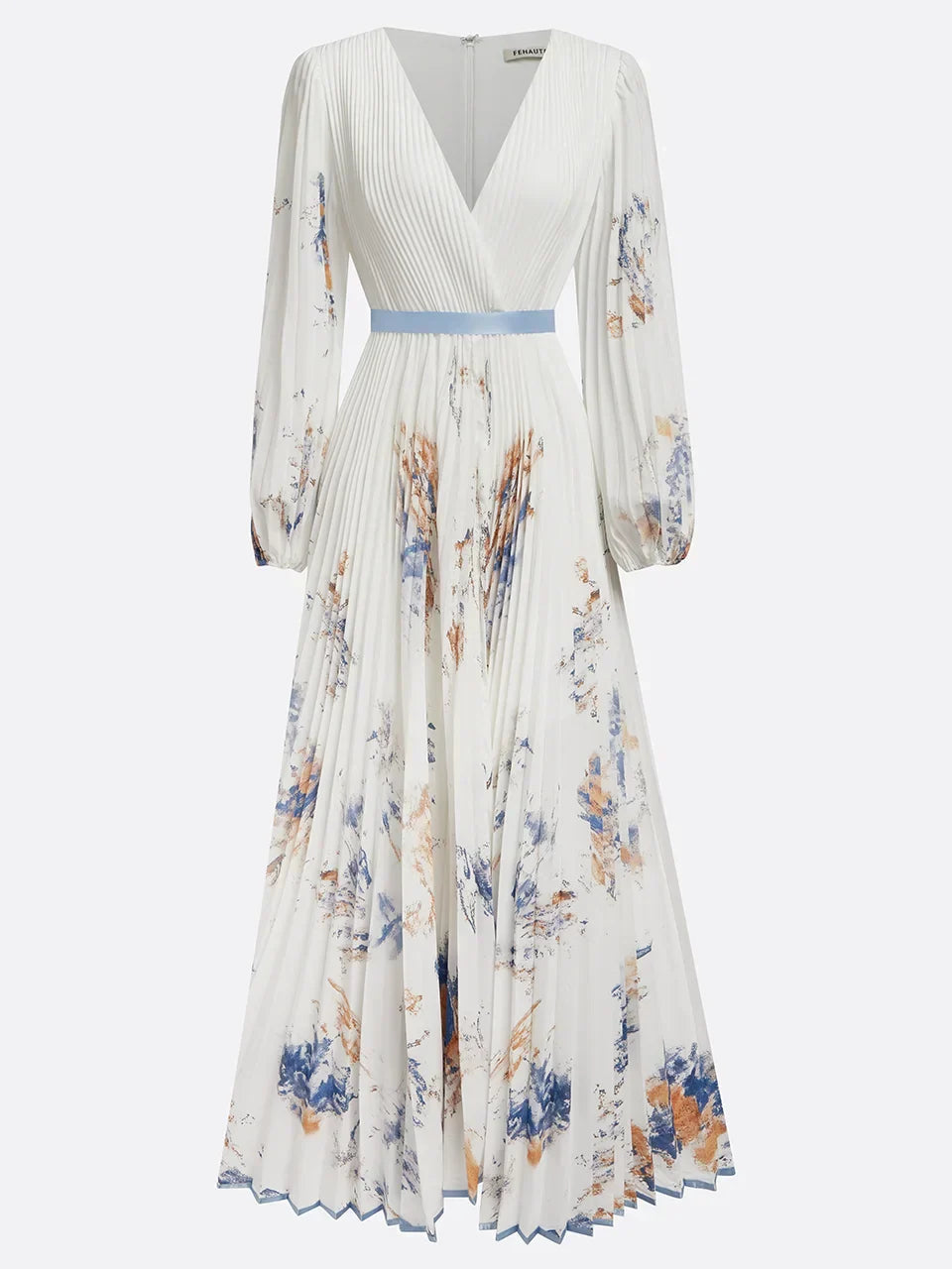 Liora | Elegant pleated maxi dress 2
