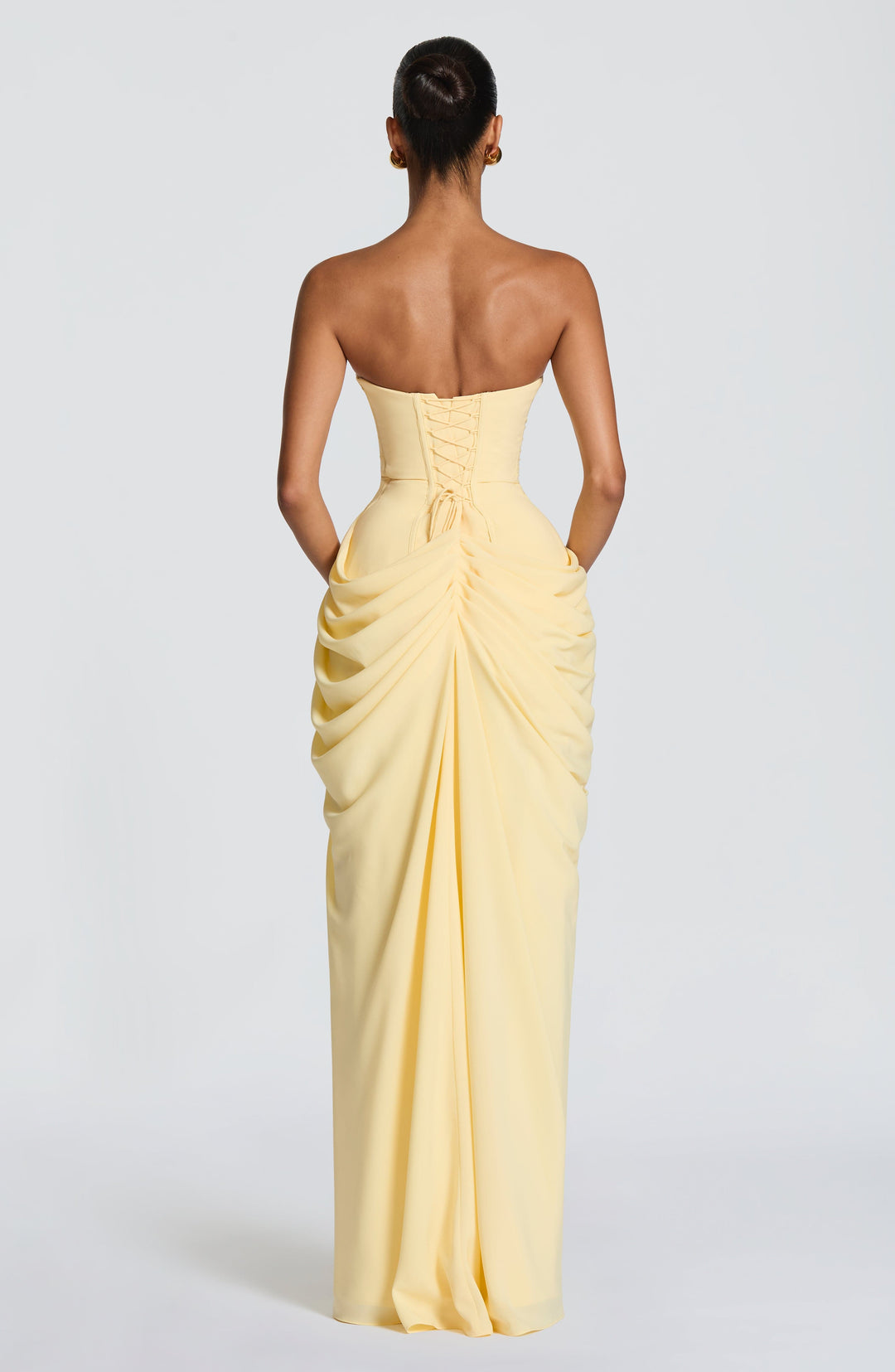 Liora | Strapless Maxi Dress Elegant Long Dresses for Women Silhouette 8