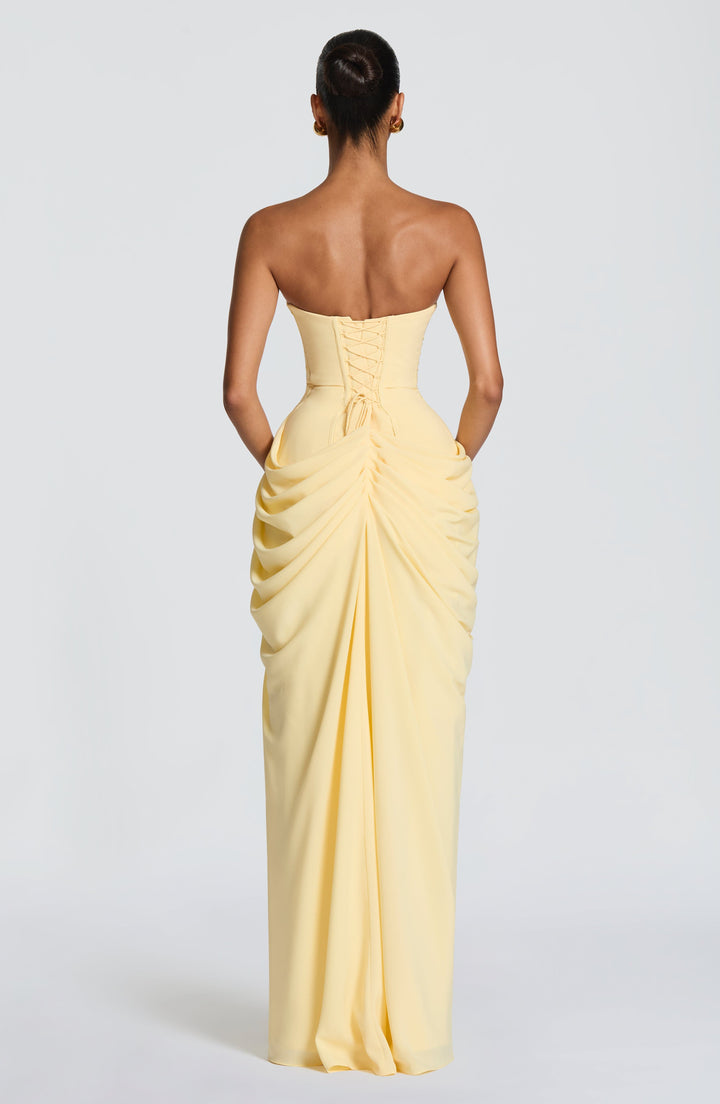 Liora | Strapless Maxi Dress Elegant Long Dresses for Women Silhouette 8