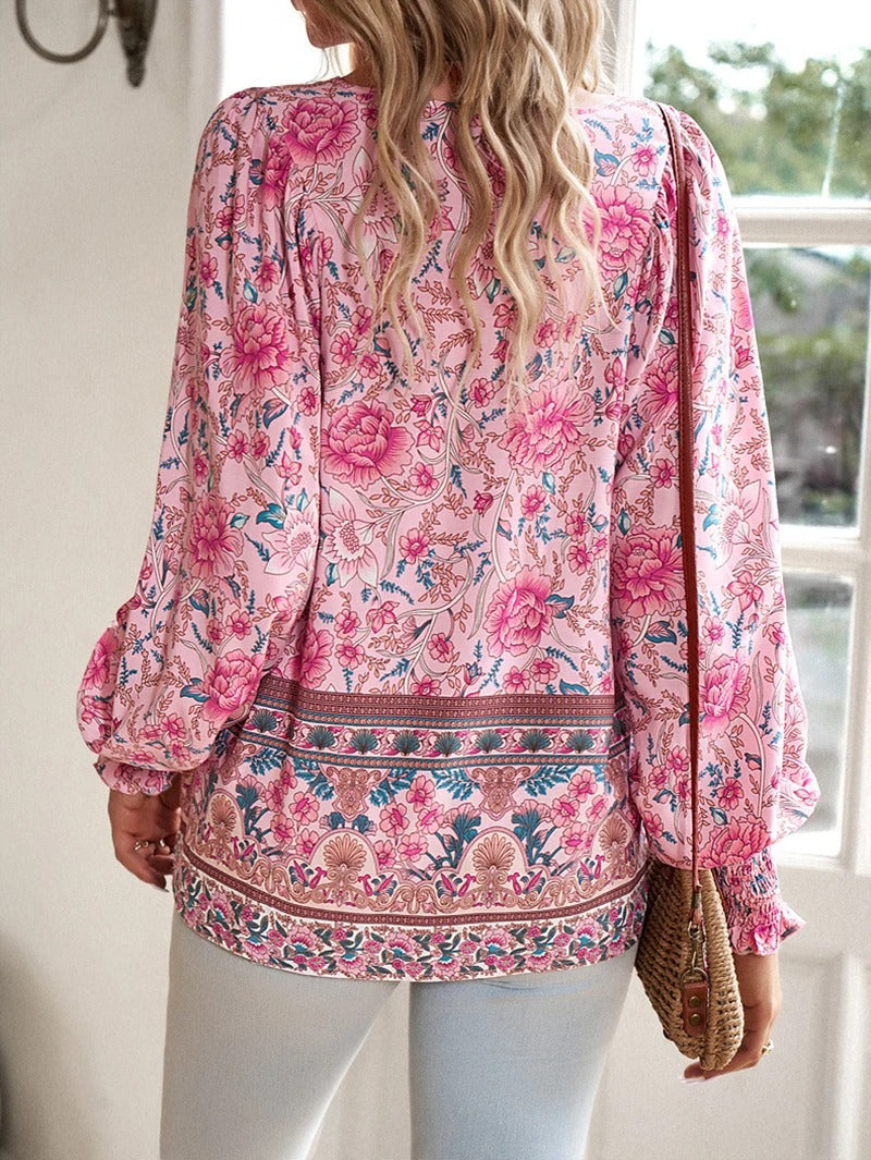 Lisa | Lightweight and stylish floral print top 6