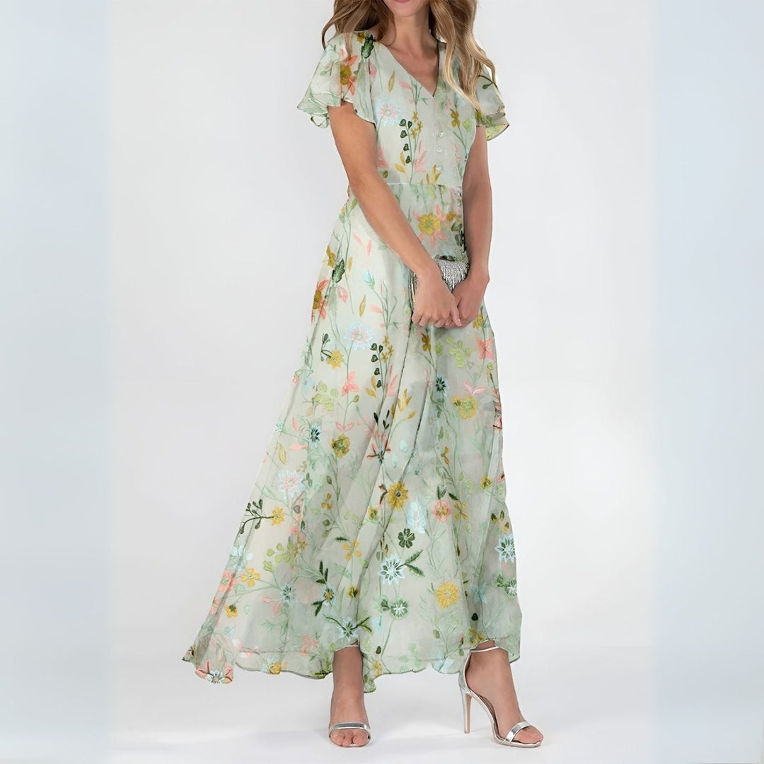 Livia | Elegant Floral Womens Dress for Wedding Guests 3