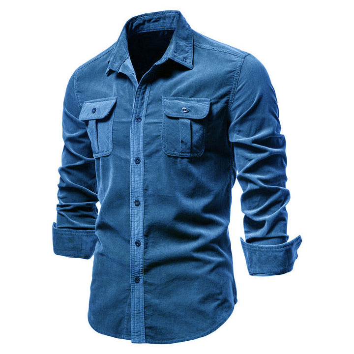 Luca | Men’s Slim Fit Corduroy Shirt 6