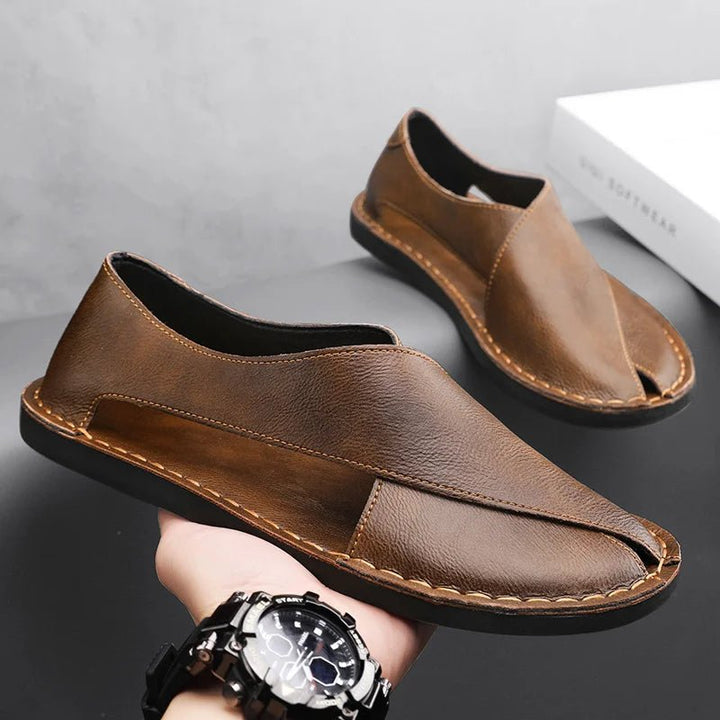 Luca | Premium Comfortable Men's Slides – Italian Calfskin Leather Sandals 2