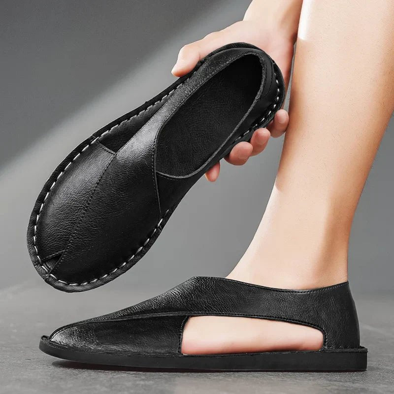 Luca | Premium Comfortable Men's Slides – Italian Calfskin Leather Sandals 6