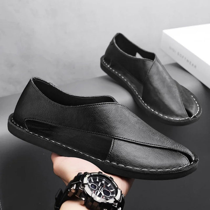 Luca | Premium Comfortable Men's Slides – Italian Calfskin Leather Sandals 7