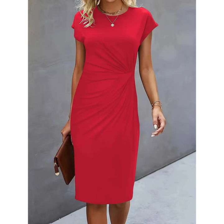 Luisa | Elegant women's midi dress for work and evening 6
