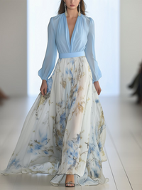 Caitlyn | Elegant & Lightweight Floral Maxi Dress