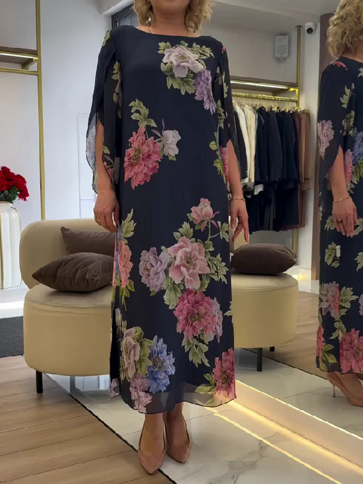Luna Belle | Elegant Floral Maxi Dress for Women 1