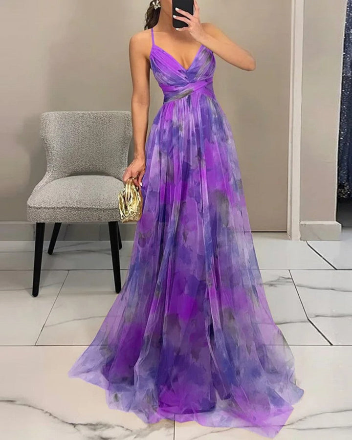 Luna Belle | Elegant Floral Maxi Dress for Women 4