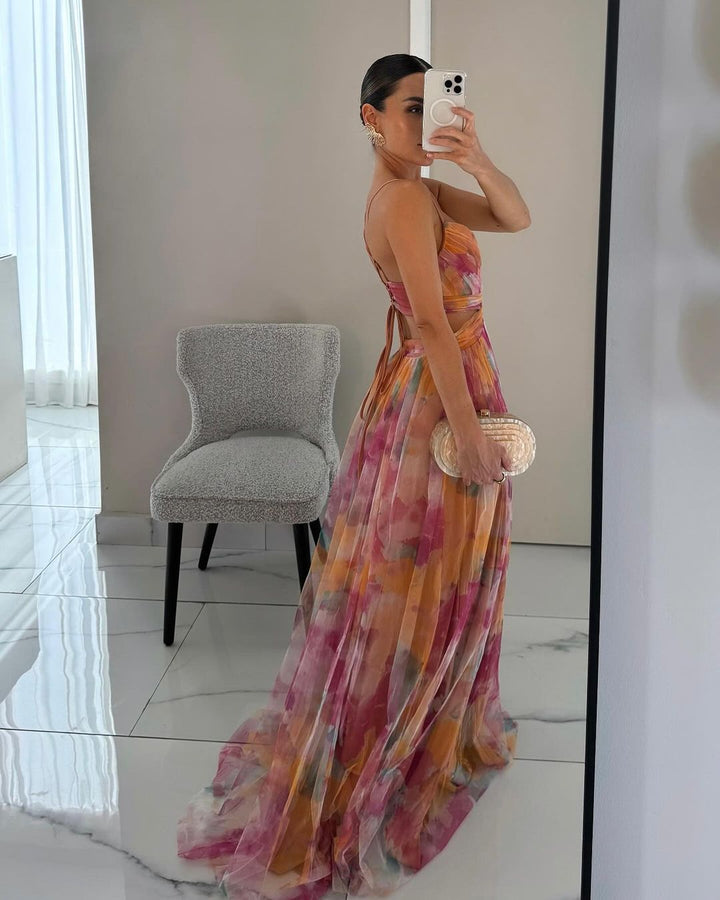 Luna Belle | Elegant Floral Maxi Dress for Women 6