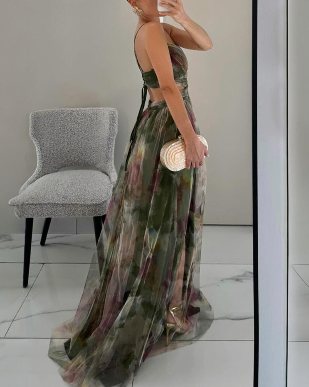 Luna Belle | Elegant Floral Maxi Dress for Women 8