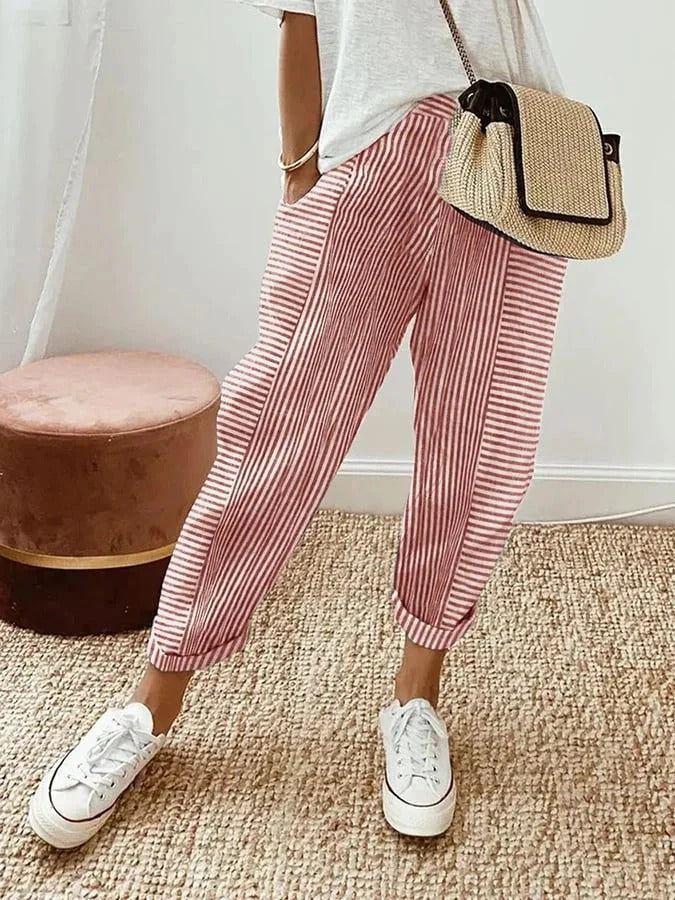 Luna Breeze | Lightweight Linen Pants Women for Effortless Style 1