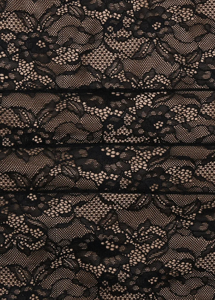 Luna | Elegant Black Lace Maxi Dress for Women 6