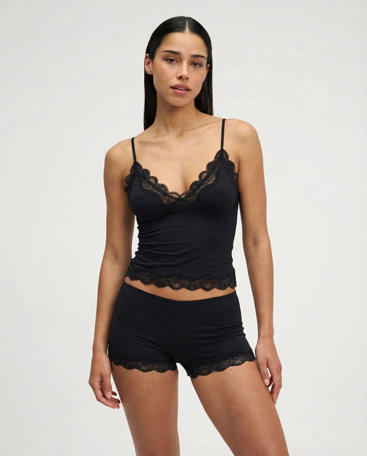 Luna | Elegant Lace Trim Women's Lounge Set 0