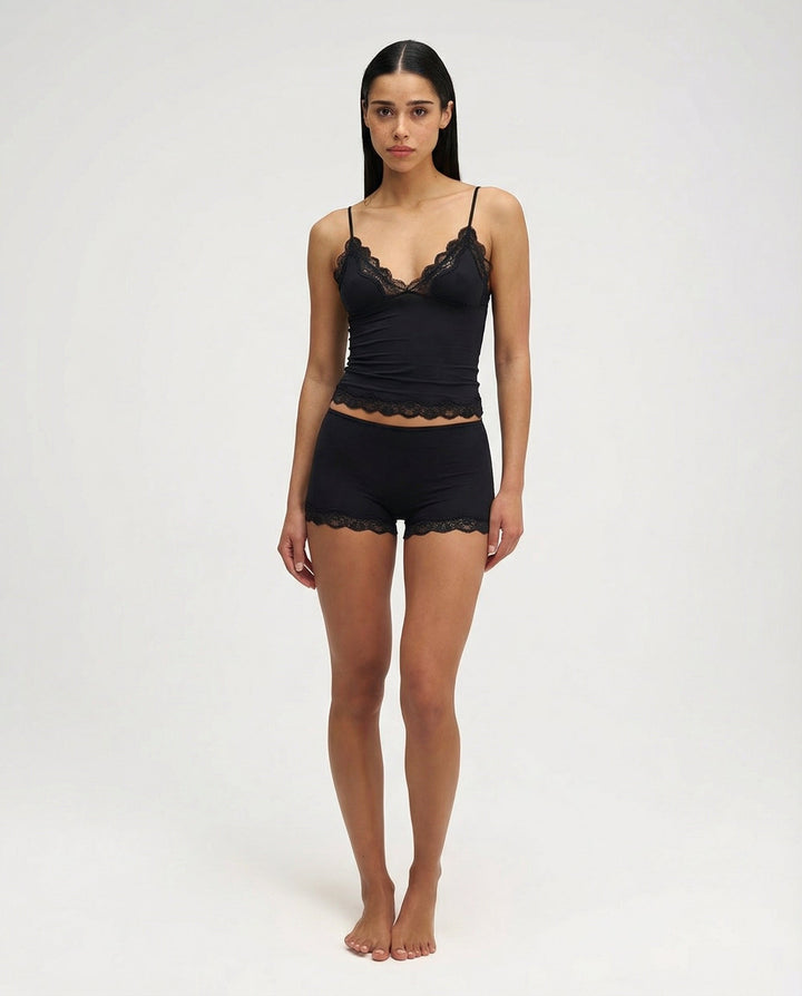 Luna | Elegant Lace Trim Women's Lounge Set 2