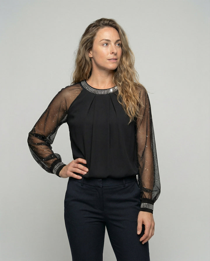 Luna | Elegant Sequin Women's Top for Going Out 1