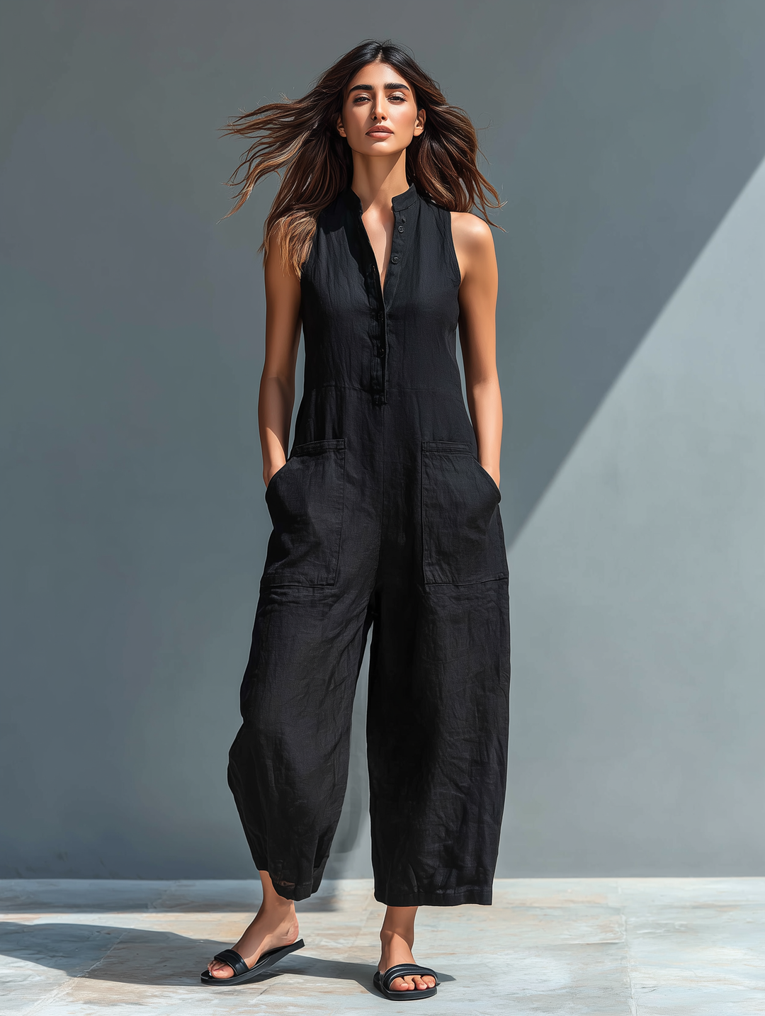 Luna | Elegant Sleeveless Women's Jumpsuit 0