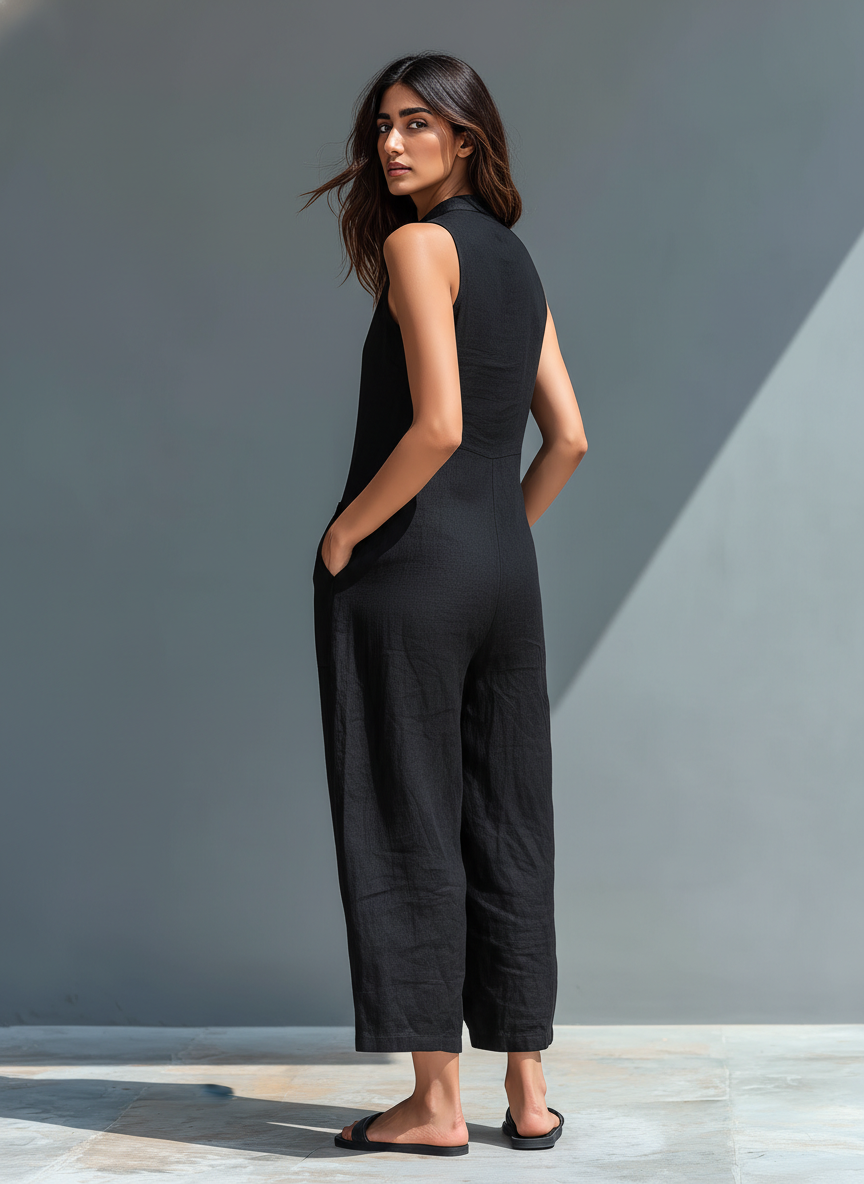 Luna | Elegant Sleeveless Women's Jumpsuit 2