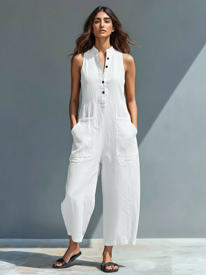 Luna | Elegant Sleeveless Women's Jumpsuit 6