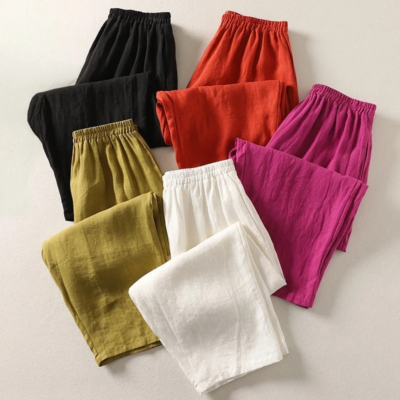 Luna | Elegant Wide Leg Palazzo Pants for Women 5