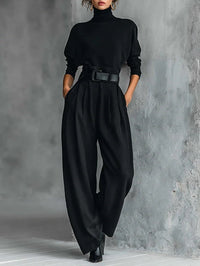 Elena | Set Due Pezzi Elegante e Confortevole con Collo Alto