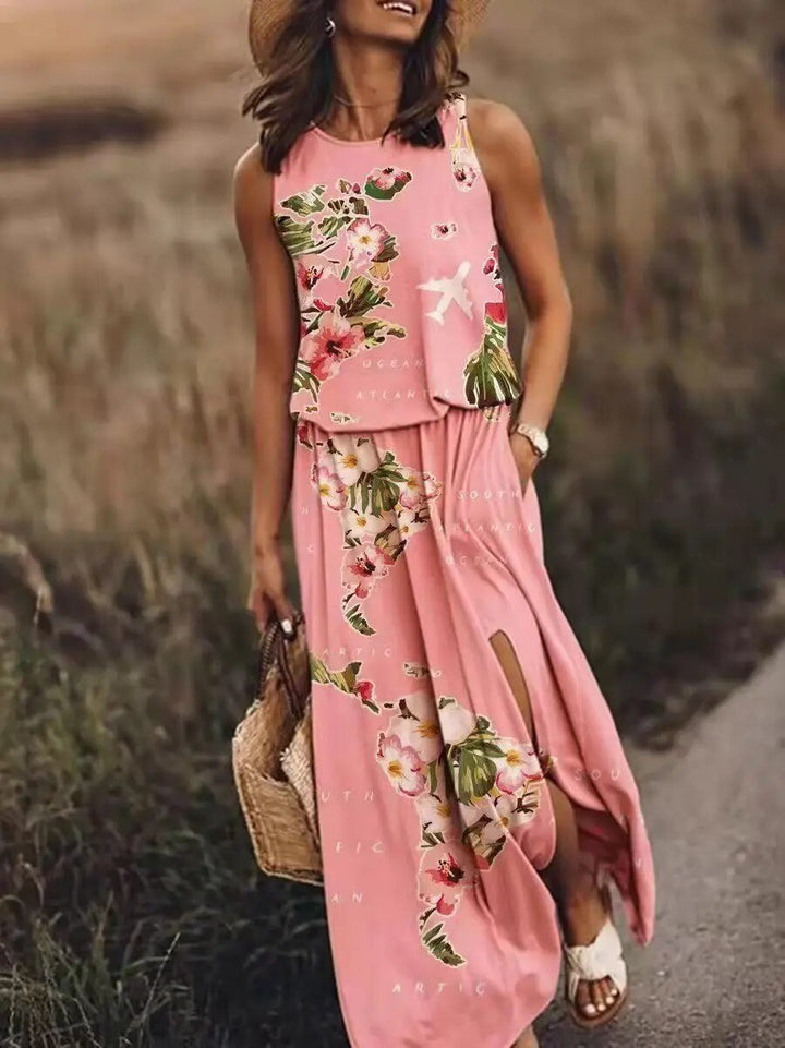 Luna | Elegant, Flowing &amp; Comfortable Sleeveless Maxi Dress 0