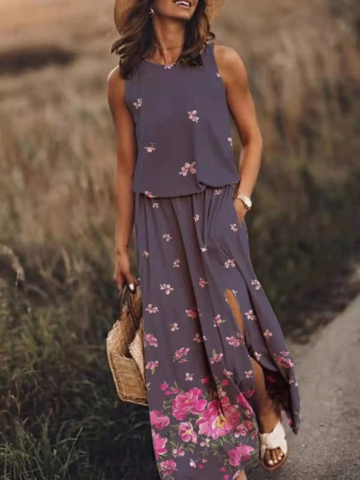 Luna | Elegant, Flowing &amp; Comfortable Sleeveless Maxi Dress 2