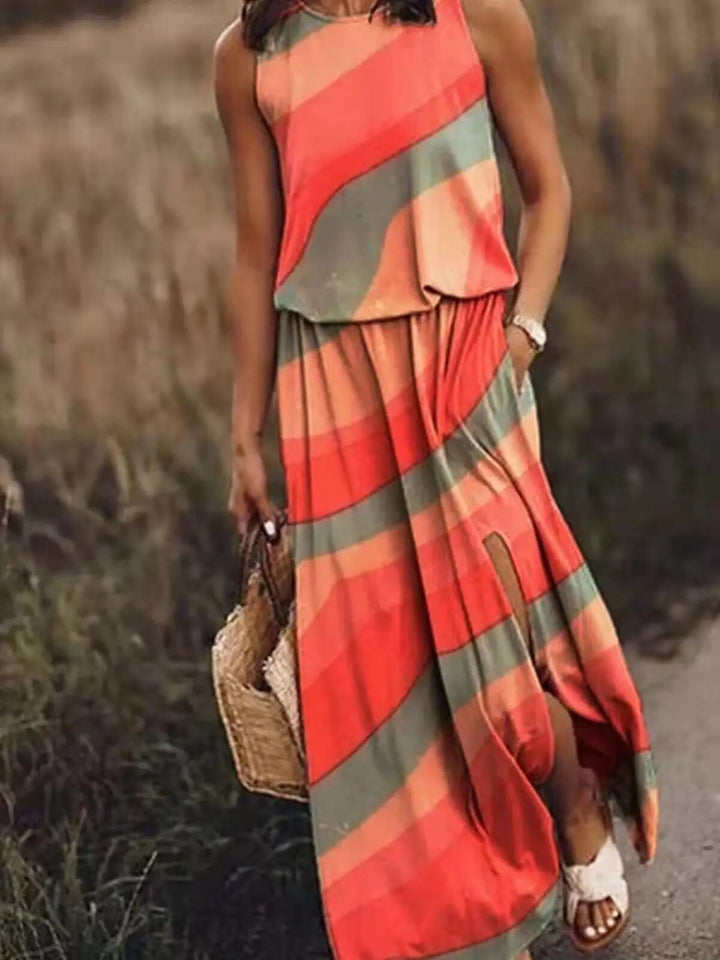 Luna | Elegant, Flowing &amp; Comfortable Sleeveless Maxi Dress 6