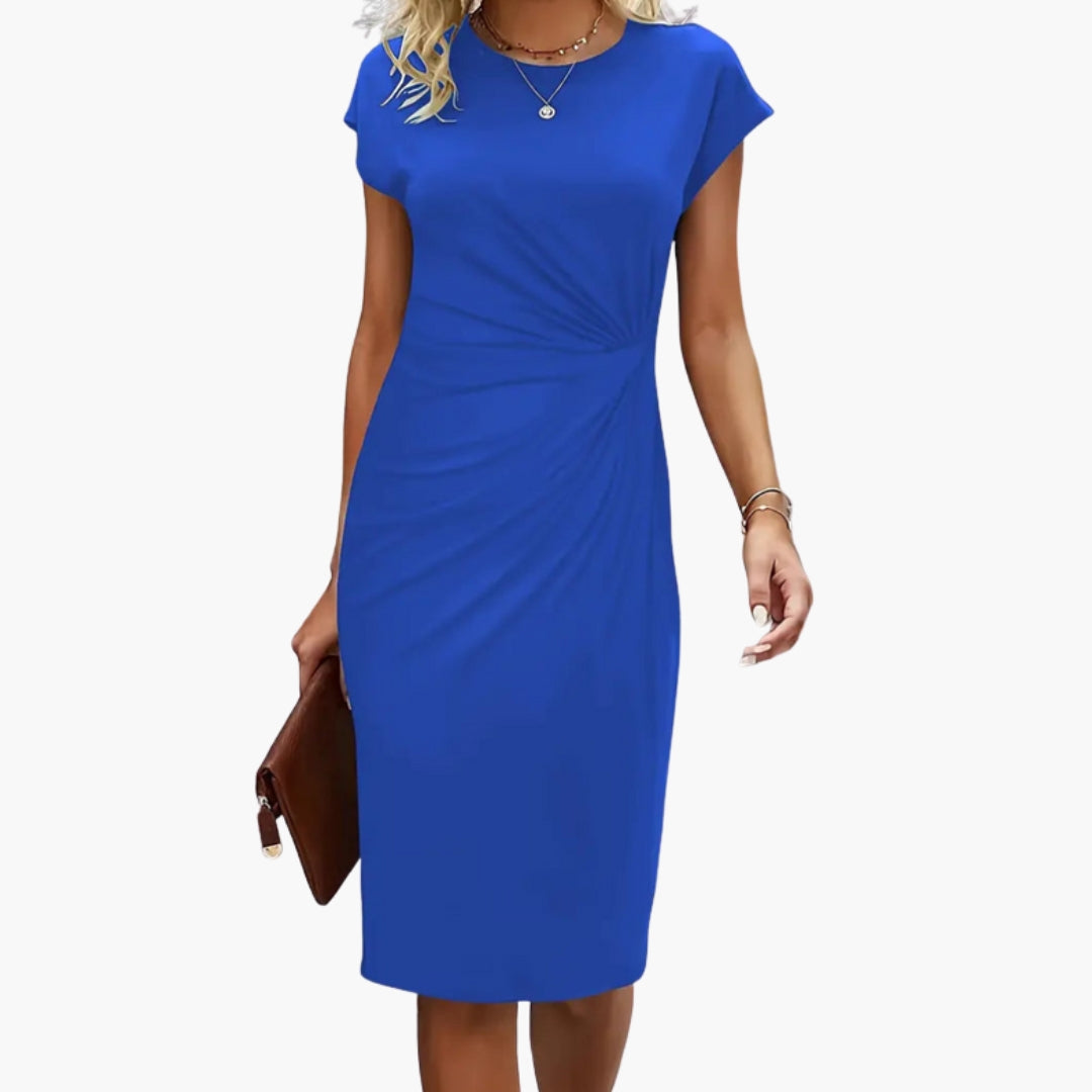 Luna | Elegant & Versatile Women's Dress – Round Neck Midi for Casual or Formal Wear 2