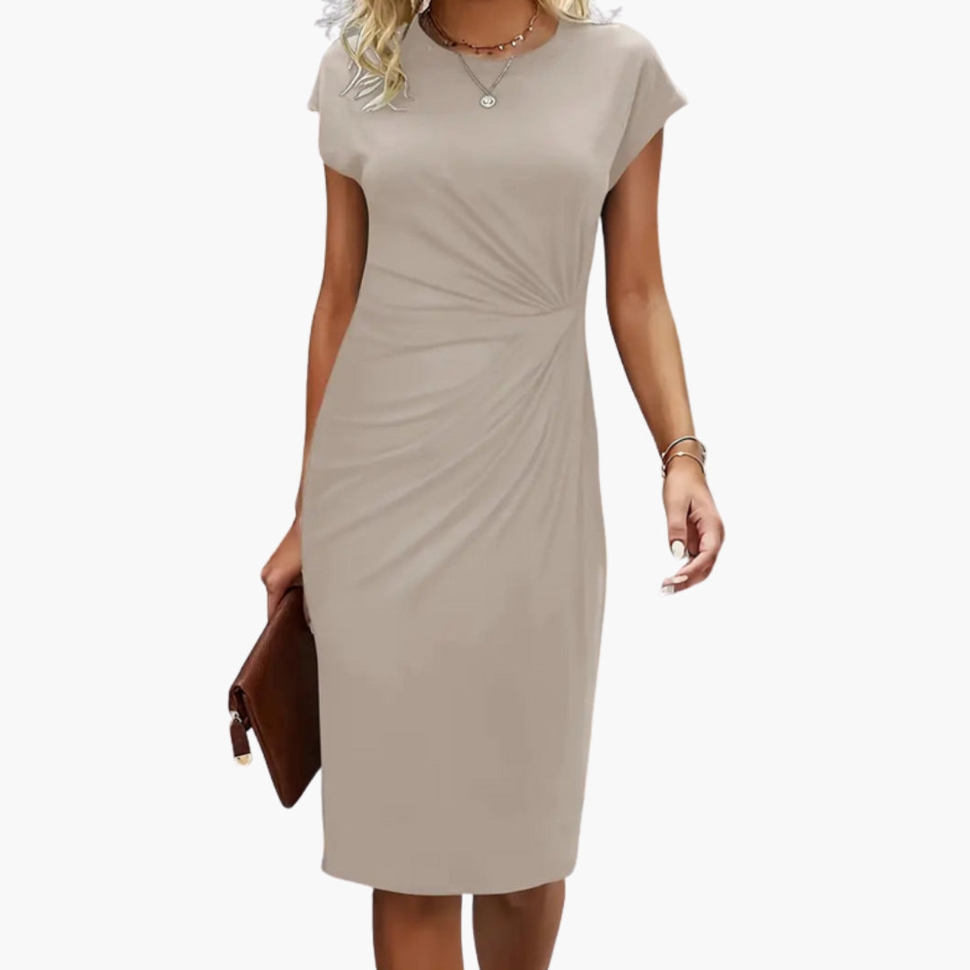 Luna | Elegant & Versatile Women's Dress – Round Neck Midi for Casual or Formal Wear 4