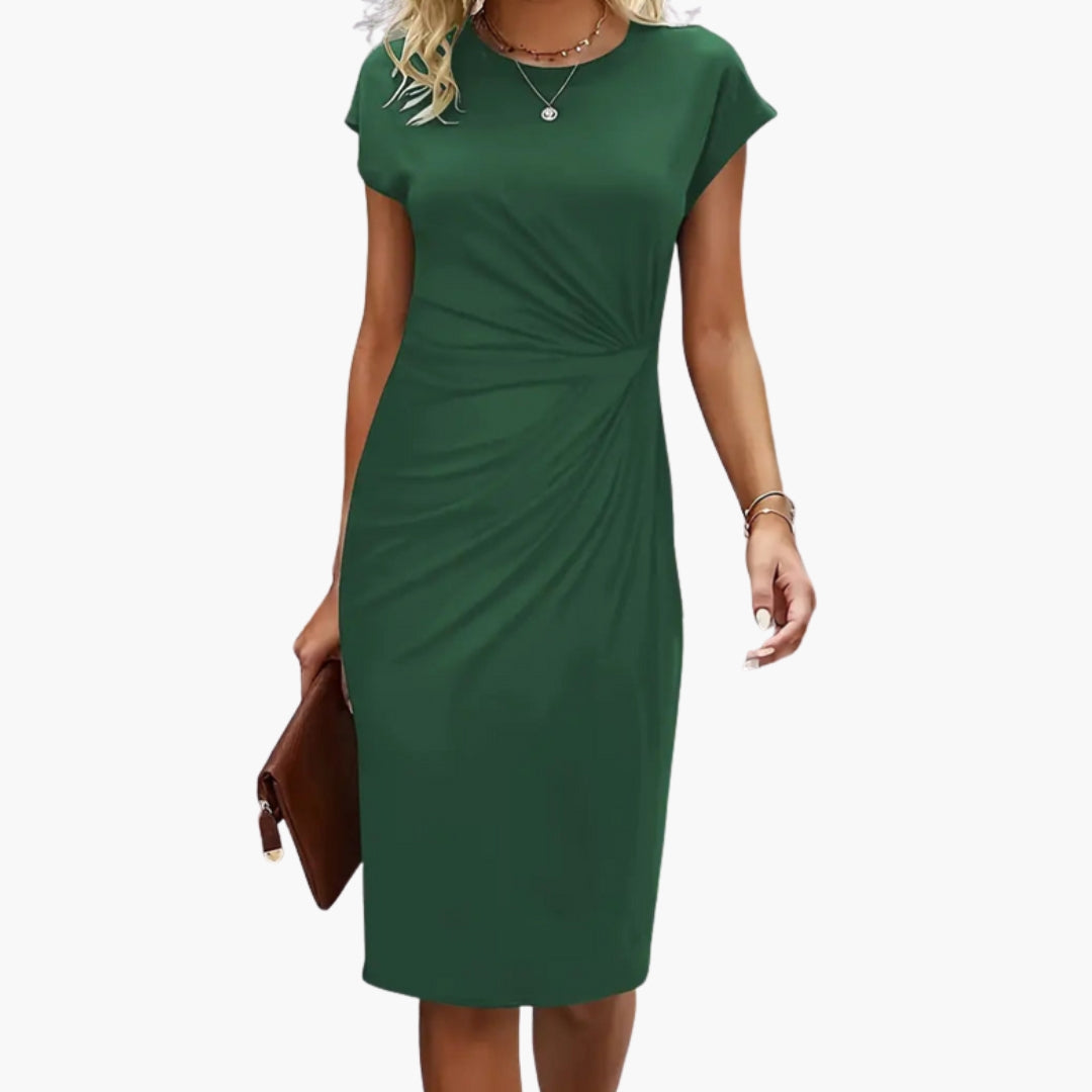 Luna | Elegant & Versatile Women's Dress – Round Neck Midi for Casual or Formal Wear 5
