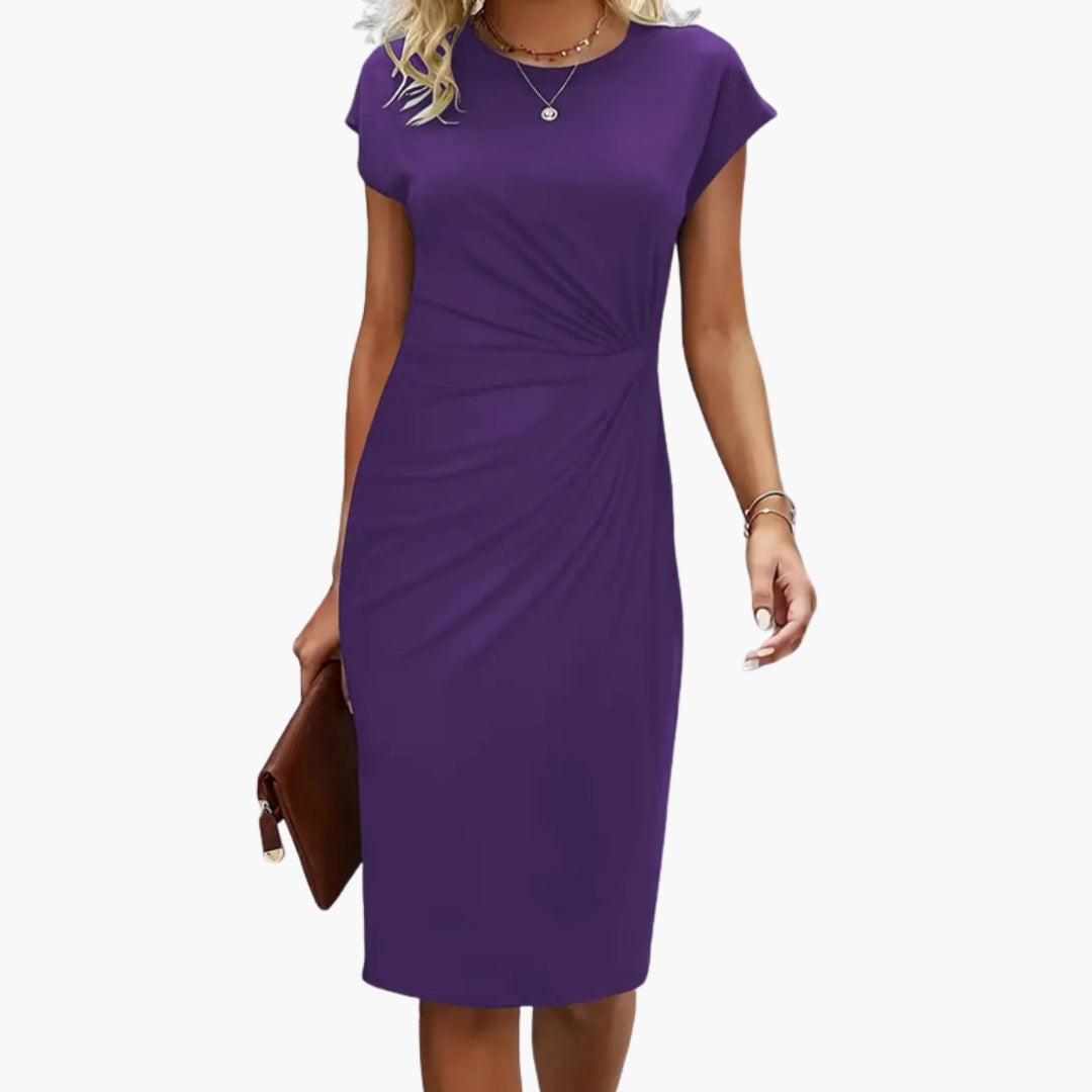 Luna | Elegant & Versatile Women's Dress – Round Neck Midi for Casual or Formal Wear 7