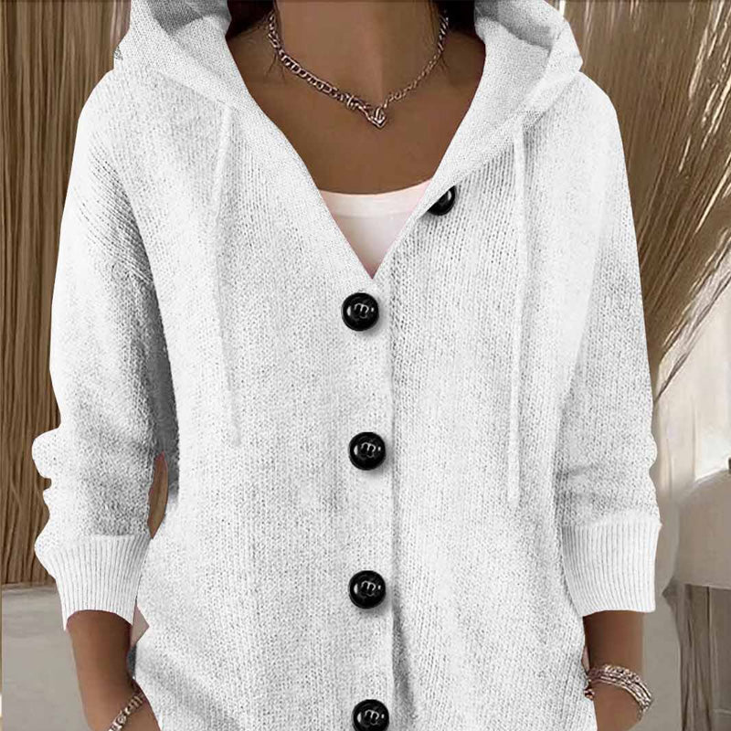 Luna | Minimalist Long Sleeve Women's Cardigan Sweater 0