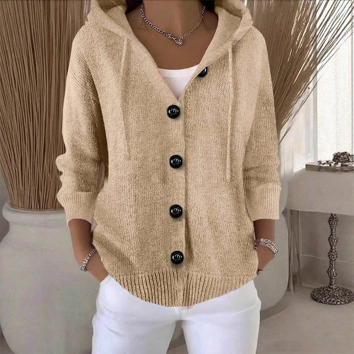 Luna | Minimalist Long Sleeve Women's Cardigan Sweater 1