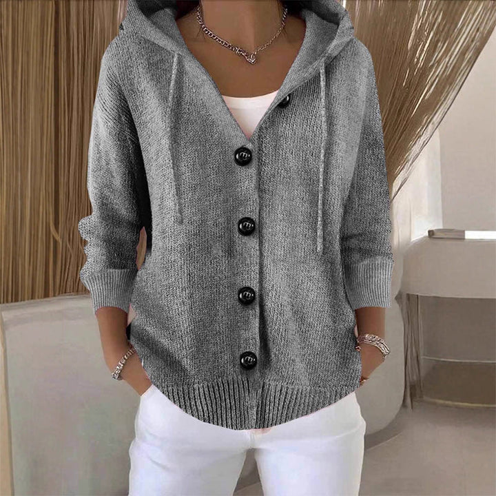 Luna | Minimalist Long Sleeve Women's Cardigan Sweater 2