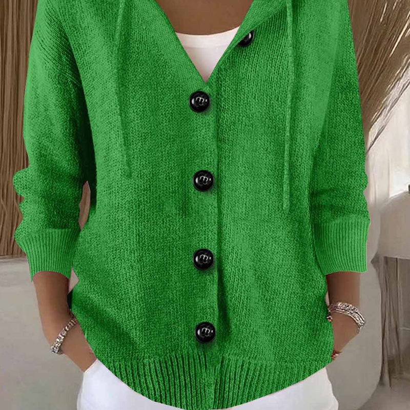 Luna | Minimalist Long Sleeve Women's Cardigan Sweater 5