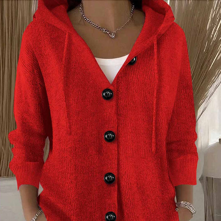 Luna | Minimalist Long Sleeve Women's Cardigan Sweater 6