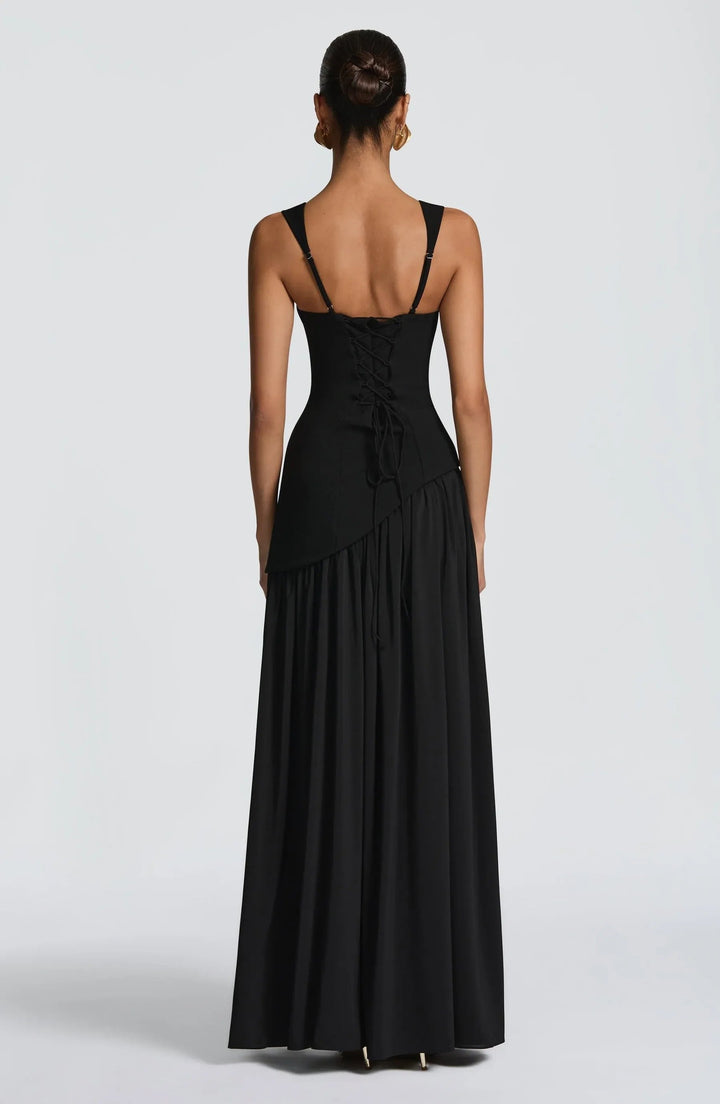 Luna | Mother of the Bride Dress Sleeveless Square Neck A-Line Maxi Gown 4