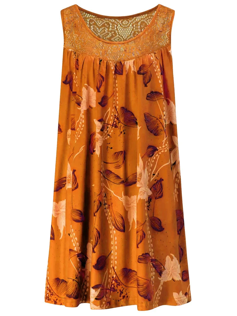 Lunara | Elegant Floral Maxi Dress – Lightweight &amp; Flattering for Women 0