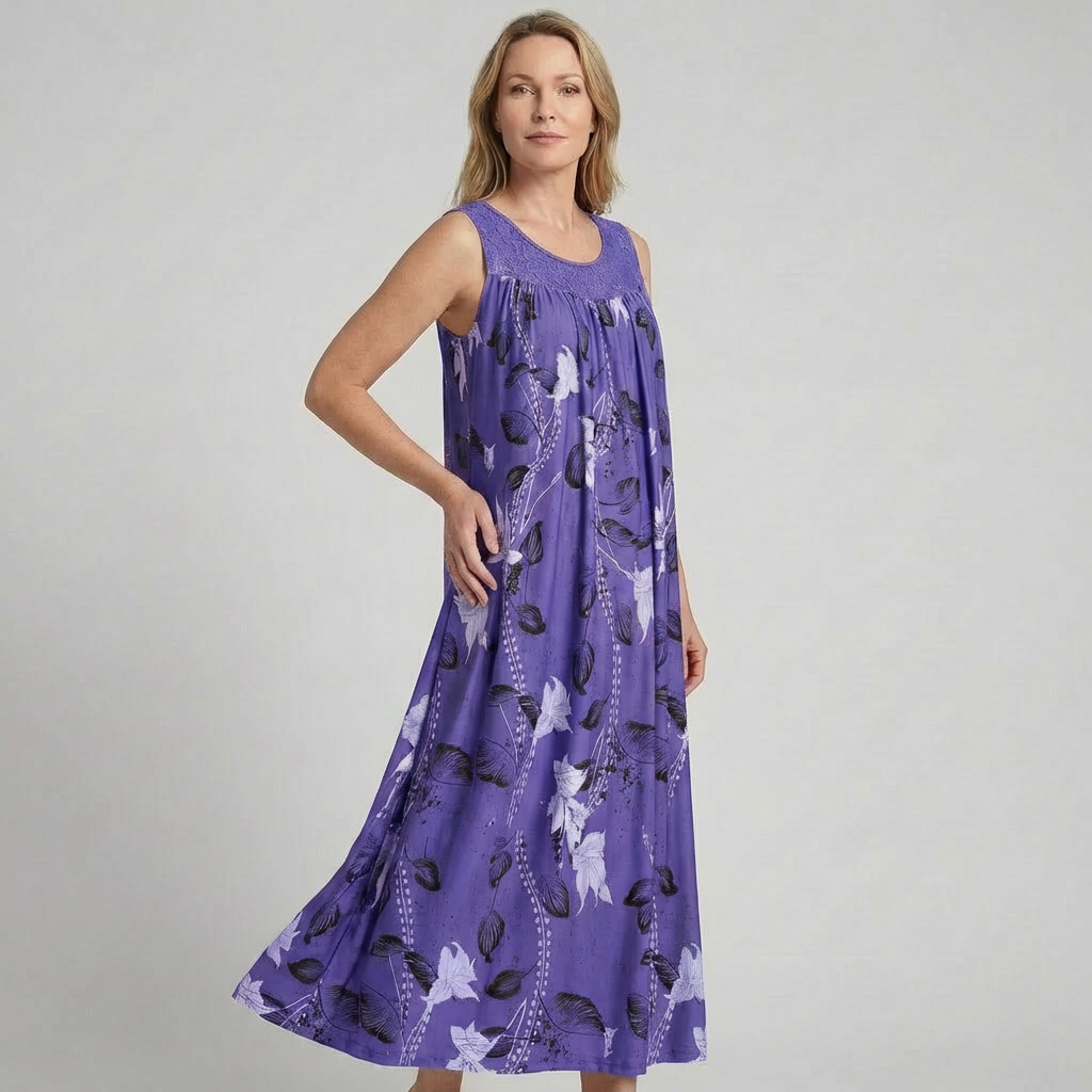 Lunara | Elegant Floral Maxi Dress – Lightweight &amp; Flattering for Women 3